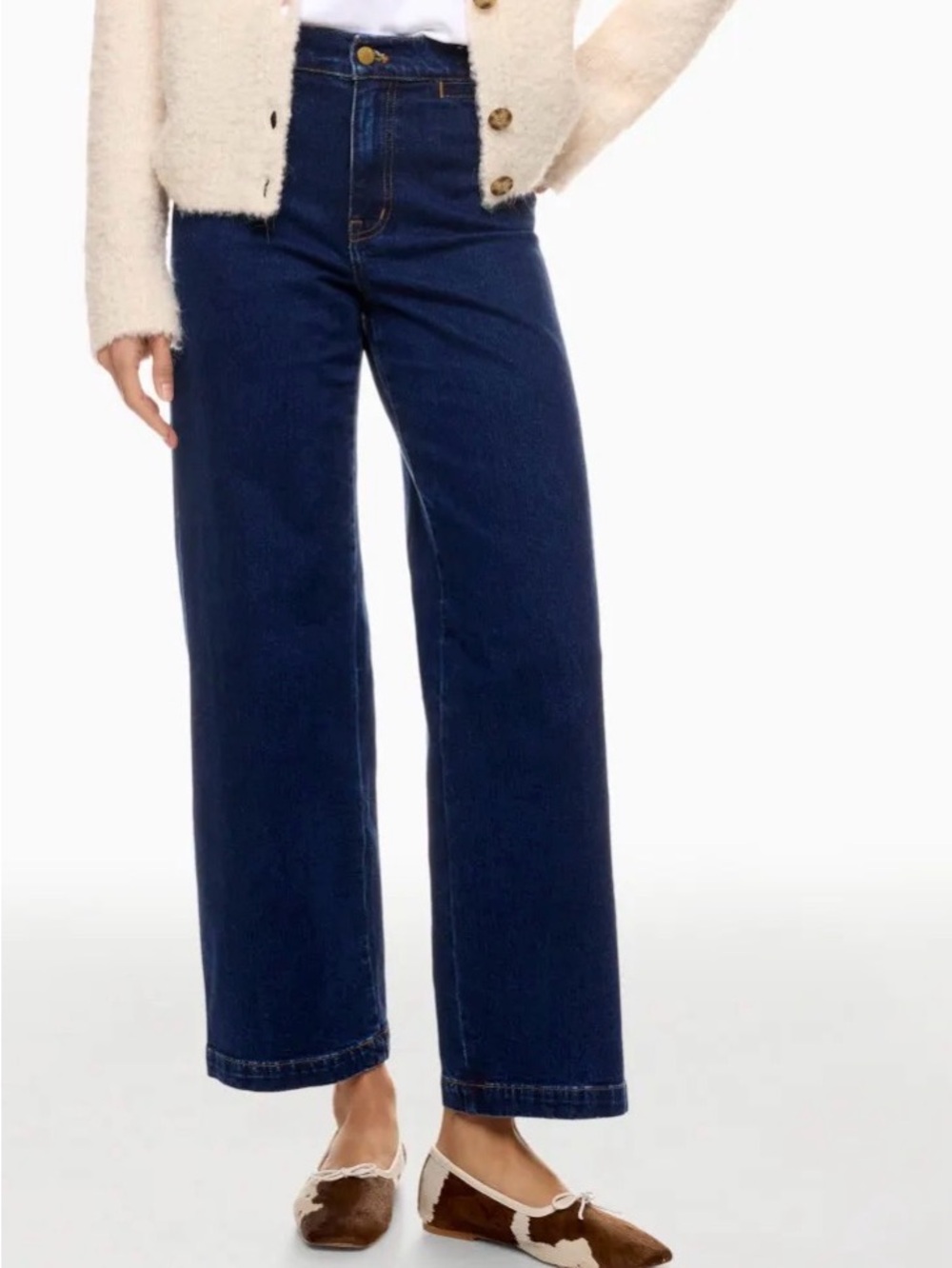 Madewell Emmett Wide Leg High Waisted Jeans